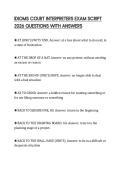 IDIOMS COURT INTERPRETERS EXAM SCRIPT 2026 QUESTIONS WITH ANSWERS