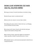 IDIOMS COURT INTERPRETERS TEST PAPER 2026 FULL SOLUTION VERIFIED
