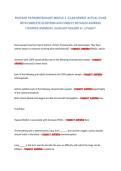 portage pathophysiology module 5  exam Newest actual exam  with complete QuestioNs aNd correct detailed aNswers  &lpar;Verified aNswers&rpar; &vert;already graded a&plus;&vert;&vert;pass&excl;&excl;&excl; 