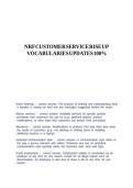 NRF CUSTOMER SERVICE RISE UP VOCABULARIES UPDATES 100&percnt;