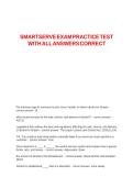 SMARTSERVE EXAM PRACTICE TEST WITH ALL ANSWERS CORRECT&period;