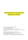 SMART SERVE PRACTICE QUESTIONS AND ANSWERS FULLY UPDATED&period;