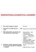 NRNP 6675 FINAL EXAM WITH ALL ANSWERS&period;