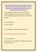ATI RN PHARMACOLOGY PROCTORED EXAM LATEST 2026 ACTUAL  EXAM WITH COMPLETE QUESTIONS AND CORRECT DETAILED  ANSWERS &lpar;100&percnt; VERIFIED ANSWERS&rpar; &vert;ALREADY GRADED A&plus;&vert;  &vert;&vert;PROFESSOR VERIFIED&vert;&vert; &vert;&vert;BRANDNEW&excl;&excl;&excl;&vert;&vert;