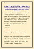 IVY SOFTWARE MBA PREPWORKS FUNDAMENTALS OF  ECONOMICS EXAM LATEST 2026 ACTUAL EXAM WITH COMPLETE  QUESTIONS AND CORRECT DETAILED ANSWERS &lpar;100&percnt; VERIFIED  ANSWERS&rpar; &vert;ALREADY GRADED A&plus;&vert; &vert;&vert;PROFESSOR VERIFIED&vert;&vert;  &vert;&vert;BRANDNEW&excl;&excl;&excl;&vert;&vert;