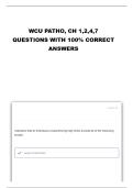WCU Patho&comma; Ch 1&comma;2&comma;4&comma;7