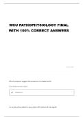 WCU Pathophysiology final