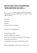 BUSI 303 QUIZ 6 PRACTICE REVIEW 2026 TESTED QUESTIONS SUCCESS A&plus;