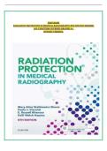 Radiation Protection in Medical Radiography 8th Edition &ndash; Verified Questions & Answers &vert; Graded A&plus; &vert; 100&percnt; Latest Update 2026