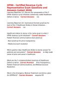 HFMA - Certified Revenue Cycle Representative Exam Questions and Answers &lpar;Latest 2026&rpar;&period;d