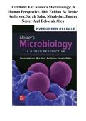 TEST BANK for Nester's Microbiology&colon; A Human Perspective 10th Edition by Denise Anderson&lpar; All Chapters Covered 1-30&rpar; Latest 2026