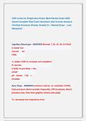CSE review for Respiratory Exam&vert; Most Recent Exam 2026  Actual Complete Real Exam Questions And Correct Answers  &lpar;Verified Answers&rpar; Already Graded A&plus; &vert; Newest Exam  &vert; Just  Released&excl;&excl;