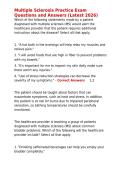 Multiple Sclerosis Practice Exam Questions and Answers &lpar;Latest 2026&rpar;