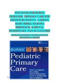Test Bank &ndash; Burns&rsquo; Pediatric Primary Care&comma; 8th Edition &lpar;Garzon et al&period;&rpar; &vert; Complete Chapters 1&ndash;46 &vert; Verified Answer Key