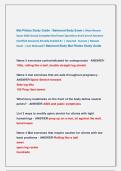 Mat Pilates Study Guide - Balanced Body Exam &vert; Most Recent  Exam 2026 Actual Complete Real Exam Questions And Correct Answers  &lpar;Verified Answers&rpar; Already Graded A&plus;  &vert; Assured   Success &vert; Newest   Exam  &vert; Just Released&excl;&excl; Balanced Body Mat Pilates Study Gui