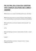 IDIS 343 FINAL REAL EXAM 2026 QUESTIONS WITH COMPLETE SOLUTIONS AND CORRECT ANSWERS