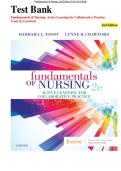Fundamentals of Nursing 2nd Edition Yoost Test Bank &ndash; Active Learning for Collaborative Practice &vert; NCLEX&reg; Prep & Study Guide