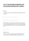 IEC 1ST YEAR MID-TERM EXAMINATION TEST 2026 SOLVED QUESTIONS 100&percnt; CORRECT