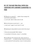 IEC 1ST YEAR MID-TERM FINAL PAPER 2026 QUESTIONS WITH ANSWERS GUARANTEED TO PASS