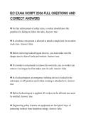 IEC EXAM SCRIPT 2026 FULL QUESTIONS AND CORRECT ANSWERS