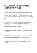 IEC EXAMINATION TEST 2026 COMPLETE QUESTIONS AND ANSWERS