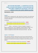 NUR 4500 Med Surg Exams 1&ndash;8 &lpar;Ch&period; 66&ndash;89&rpar; &vert; Verified Q&A With Rationales