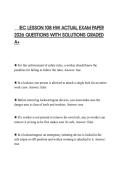 IEC LESSON 108 HW ACTUAL EXAM PAPER 2026 QUESTIONS WITH SOLUTIONS GRADED A&plus;
