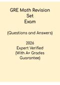 GRE 2026 Math Revision Set PDF &vert; Quantitative Reasoning Prep