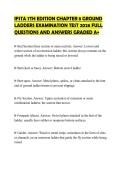 IFSTA 7TH EDITION CHAPTER 8 GROUND LADDERS EXAMINATION TEST 2026 FULL QUESTIONS AND ANSWERS GRADED A&plus;