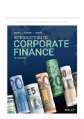 Solution Manual For Introduction to Corporate Finance 5th Edition by Laurence Booth Chapter 1-24
