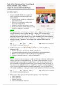 Ebersole and Hess' Gerontological Nursing & Healthy Aging 5th Edition - Test Bank by Touhy & Jett