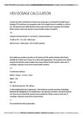 HESI Dosage Calculation Questions & Answers &vert; 2026&sol;2027 Nursing Exam Practice