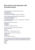 EKG practice exam Questions with Accurate Answers