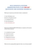 WGU D330 DATA SYSTEMS ADMINISTRATION EXAM 2026-2027 QUESTIONS AND ANSWERS GRADED A&plus;