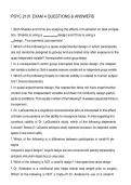 PSYC 2101 EXAM 4 QUESTIONS & ANSWERS