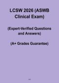 LCSW ASWB Clinical Exam Study Guide &vert; Full Prep