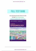 Test Bank for Gordis Epidemiology 6th Edition by David D Celentano&colon; ISBN- ISBN-&comma; A&plus; guide