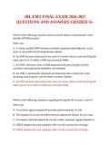 JBL EMT FINAL EXAM 2026-2027 QUESTIONS AND ANSWERS GRADED A&plus;