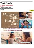 Maternal-Child Nursing Care 6th Edition Test Bank &ndash; Complete NCLEX&reg; Review & Practice Questions