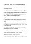 MA305-FINAL EXAM QUESTIONS AND ANSWERS