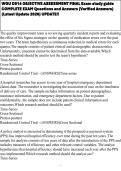 WGU D514 OBJECTIVE ASSESSMENT FINAL Exam study guide COMPLETE EXAM Questions and Answers &lpar;Verified Answers&rpar; &lpar;Latest Update 2026&rpar; UPDATE&excl;&excl;
