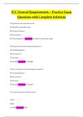 ICC General Requirements &ndash; Practice Exam Questions With Complete Solutions
