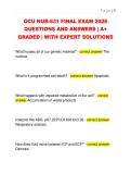 GCU NUR-631 FINAL EXAM 2026  QUESTIONS AND ANSWERS &vert; A&plus;  GRADED &vert; WITH EXPERT SOLUTIONS 