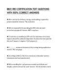IIBEC RRO CERTIFICATION TEST QUESTIONS WITH 100&percnt; CORRECT ANSWERS