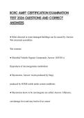 IICRC AMRT CERTIFICATION EXAMINATION TEST 2026 QUESTIONS AND CORRECT ANSWERS