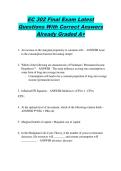 EC 302 Final Exam Latest  Questions With Correct Answers  Already Graded A&plus;