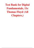 Digital Fundamentals 11e Test Bank by Thomas Floyd &vert; All Chapters MCQs & Answers