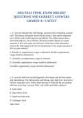 AHA PALS FINAL EXAM 2026-2027 QUESTIONS AND CORRECT ANSWERS GRADED A&plus; LATEST