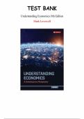 Understanding Economics &ndash; Mark Lovewell &lpar;8th Edition&rpar; &vert; Complete Test Bank &lpar;Chapters 1&ndash;15&rpar;