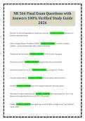 NR 566 Final Exam Questions with Answers 100&percnt; Verified Study Guide 2026